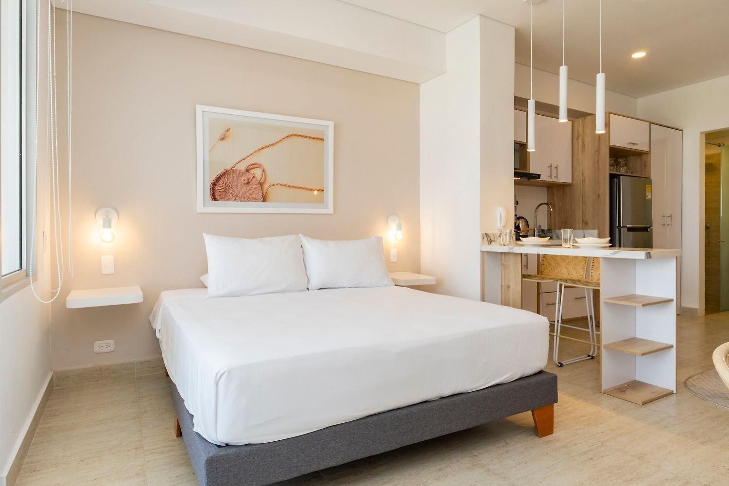 Cb1135 | Balcón Privado Y Vista Relajante Apartamento Cartagena