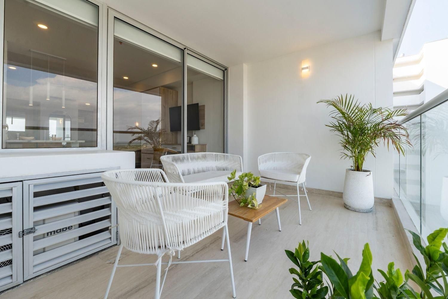 Apartamento Cb1135 | Balcón Privado Y Vista Relajante Cartagena