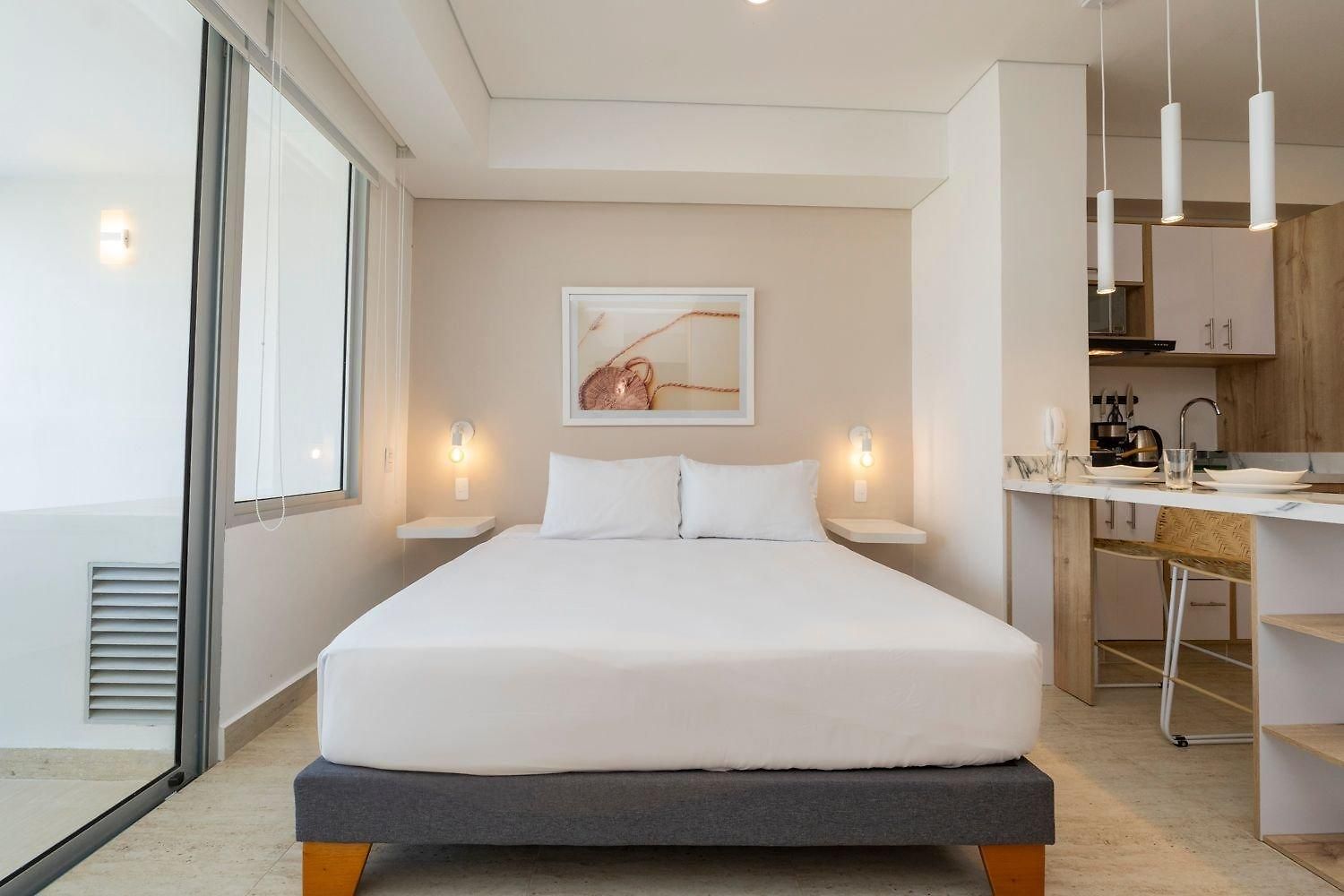 Cb1135 | Balcón Privado Y Vista Relajante Apartamento Cartagena