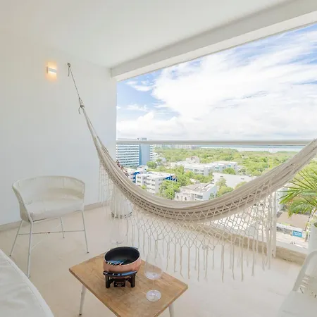 Apartamento With Balcony, Hammock & Panoramic View | Cb1135 Cartagena