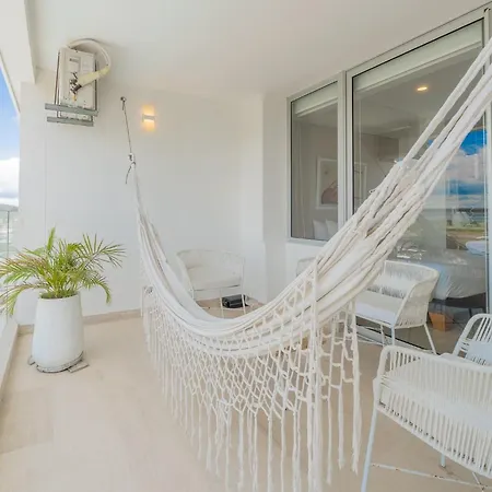 With Balcony, Hammock & Panoramic View | Cb1135 Cartagena